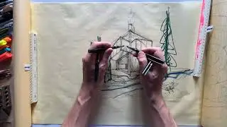 Sketching Architecture - Brain Training Alpine House