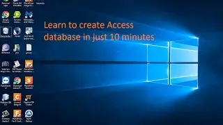 learn access database online in 10 minutes