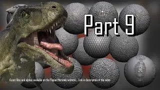 Texture a T Rex in Zbrush. Prepare the file for 3D printing