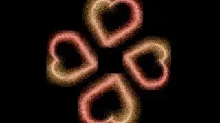 Love Heart on hologram Techonology Video for 4 face Holographic Pyramid 4 face view   YouTube