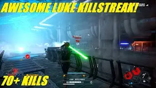 Huge Luke Skywalker killstreak! Felt like the beginning of BF2 all over again! 70+ kills (GA)